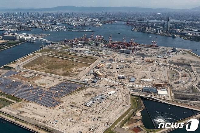 2029년 개장을 목표로 1조엔 규모의 카지노 복합리조트가 들어설 예정인 오사카의 인공섬 유메시마. ⓒ AFP=뉴스1 ⓒ News1