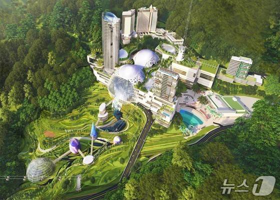 강원랜드 랜드마크존 예상 조감도(강원랜드 제공)