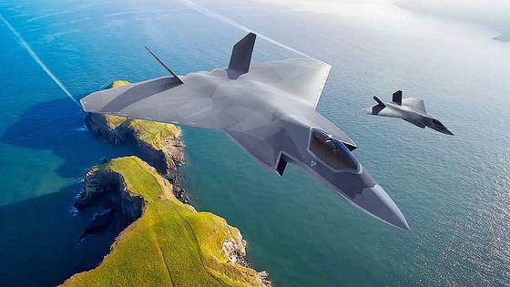 영국·이탈리아·일본 합작 GCAP 컴퓨터 그래픽. BAE 시스템즈