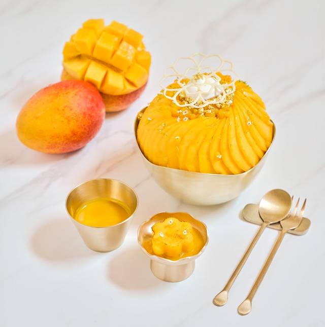 포시즌스호텔서울의 제주 애플 망고 빙수. 포시즌스호텔서울 제공