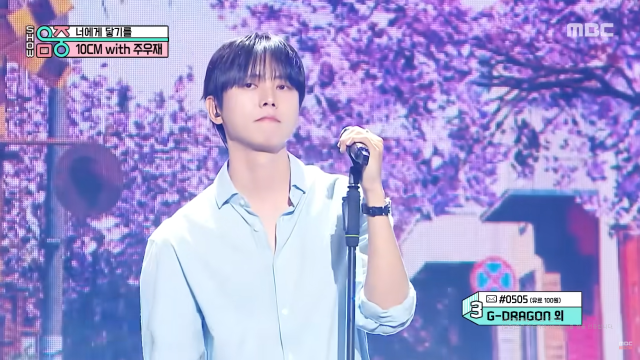 모델 출신 방송인 주우재가 음악 방송에 진출했다. / MBC '쇼, 음악중심'