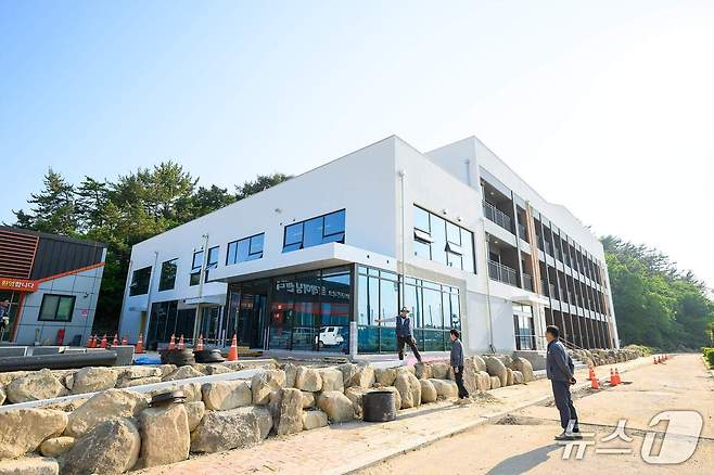 보물섬남해FC 클럽하우스 준공 현장.(남해군 제공. 재판매 및 DB금지.)