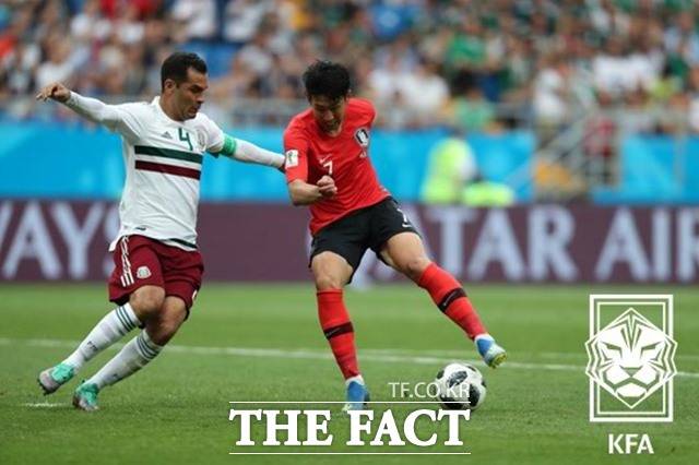 한국축구대표팀은 2026 북중미 월드컵 본선 경쟁력 강화를 위해 오는 9월 6일 미국과 원정 1차 평가전을 갖는다. 사진은 2014년 2월 1일 .LA칼슨에서 펼쳐진 한국-미국 경기./KFA