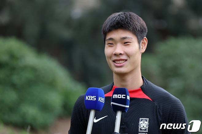 스위스 그라스호퍼의 공격수 이영준. /뉴스1 ⓒ News1 이승배 기자