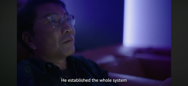 14일 공개된 다큐멘터리 영화 '이수만: 킹 오브 케이팝' 한 장면. 아마존 프라임 화면캡처