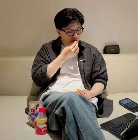 '오징어땅콩 먹는 한동훈입니다' 이라는 제목으로 지난주에 올라온 영상. 사진=한동훈 유튜브