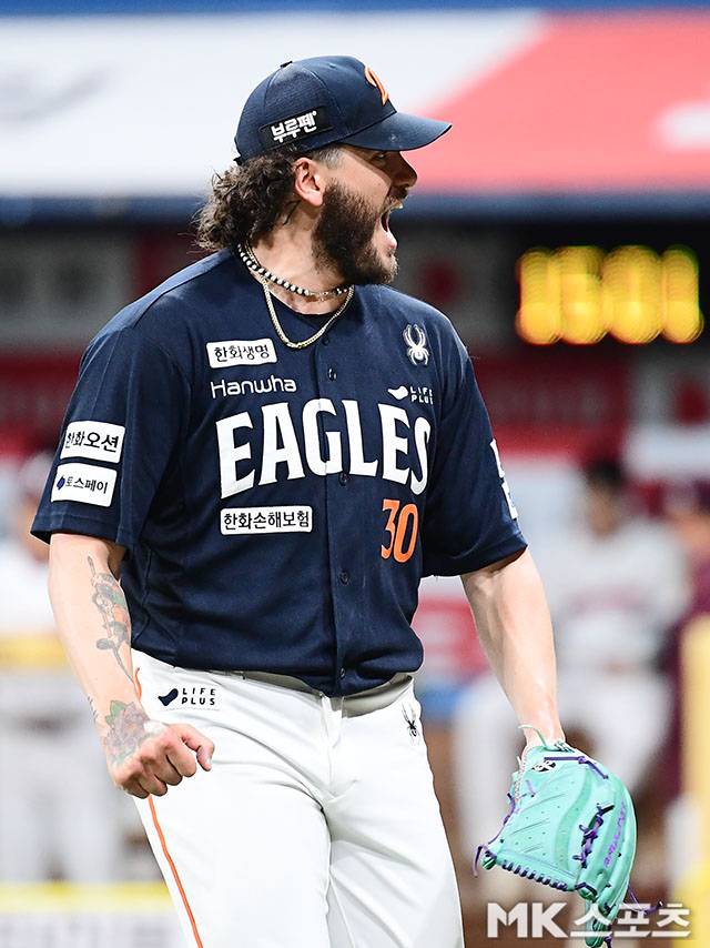 폰세는 한화의 연패 탈출에 앞장설 수 있을까. 사진=김영구 기자