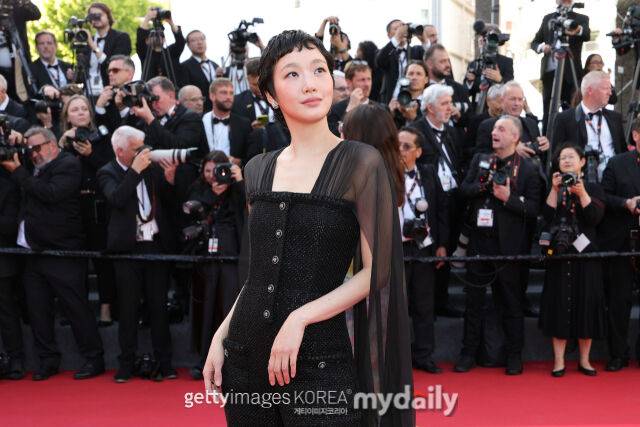 배우 김고은이 10년 만에 칸 레드카펫을 밟았다. / 게티이미지코리아