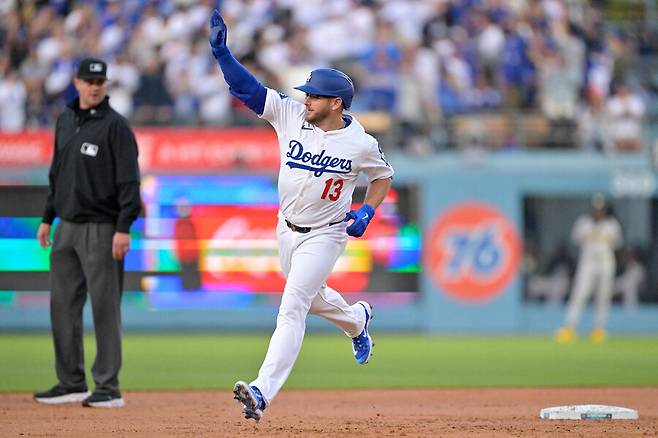 ▲ 맥스 먼시는 다저스 소속으로 193번째 홈런을 터뜨렸다. ⓒ연합뉴스