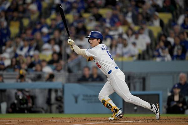 김혜성은 이날 멀티히트 기록했다. 사진=Jayne Kamin-Oncea-Imagn Images= 연합뉴스 제공