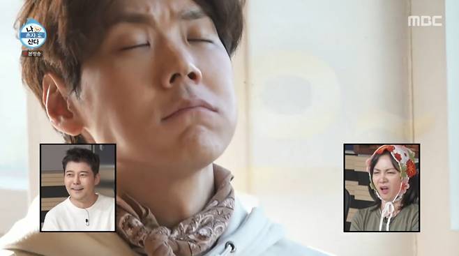 초밥에 소주를 마시는 카이. /사진=MBC '나 혼자 산다' 캡처