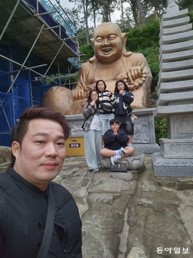 김민재 가족의 단란한 모습. 김민재 제공