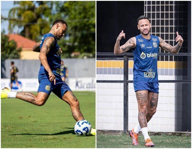 네이마르. 브라질 산투스에서 뛰고 있다. /소셜미디어