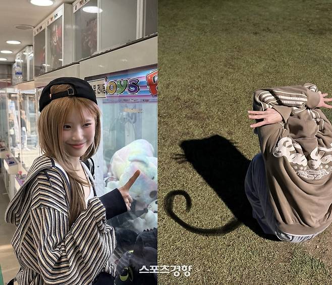 프로미스나인 송하영. 인스타그램 캡처.