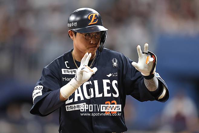 ▲ 한창 좋은 타격감을 보이다 이번 주 다시 그래프가 하락세를 탄 채은성 ⓒ곽혜미 기자