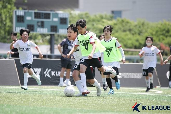 18일 용산어린이정원에서 진행된 ‘축구 페스티벌’ 모습. 사진 | 한국프로축구연맹