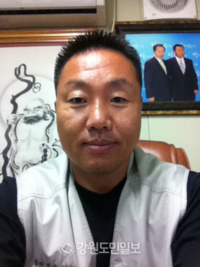 ▲ 70대 치매노인의 재산 탈취 시도를 막은 영월 남면 연당1리 김근태 이장