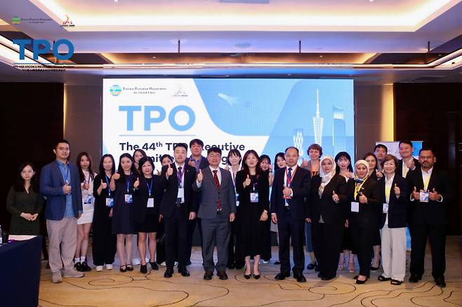 김해시가 14~17일 까지 중국 광저우에서 열린 국제 관광전에서 TPO회원 도시를 대상으로 유치활동을 펼쳤다./사진=김해시