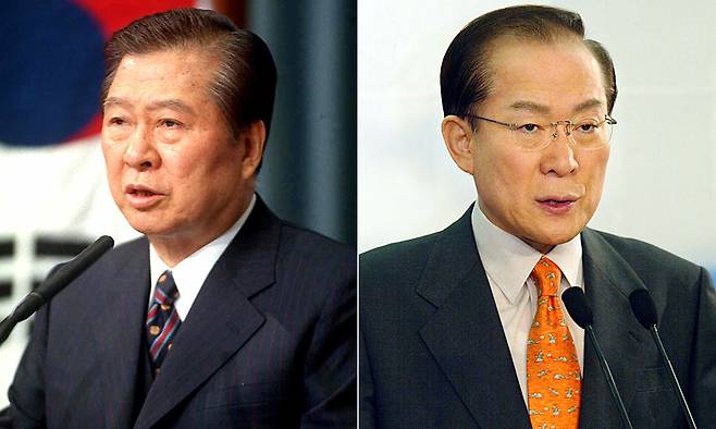 故 김대중 전 대통령(왼쪽), 이회창 전 총리. 세계일보 자료사진
