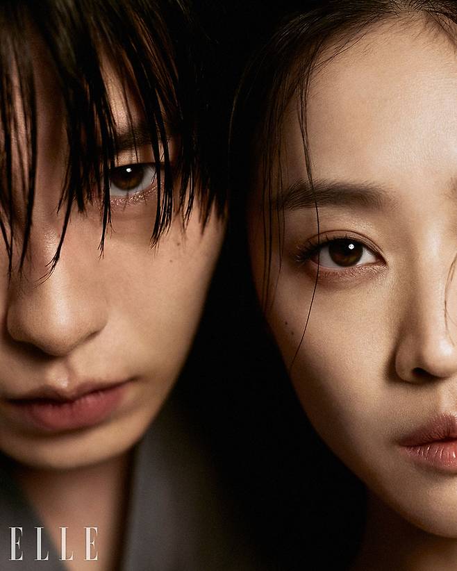 이재욱, 조보아. 사진|엘르 코리아