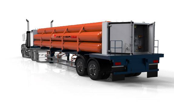 수소 튜브 트레일러(사진=덕산에테르씨티)