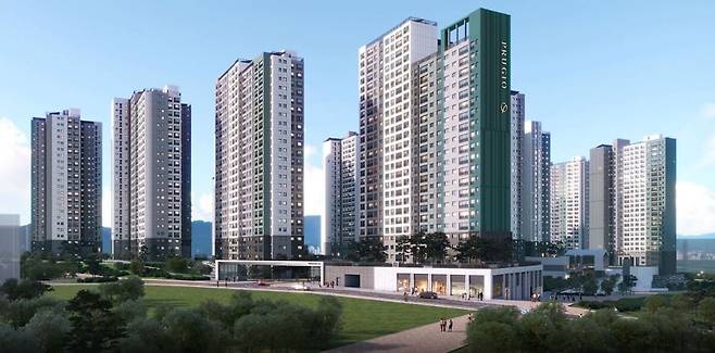 동탄포레파크자연앤푸르지오. 대우건설