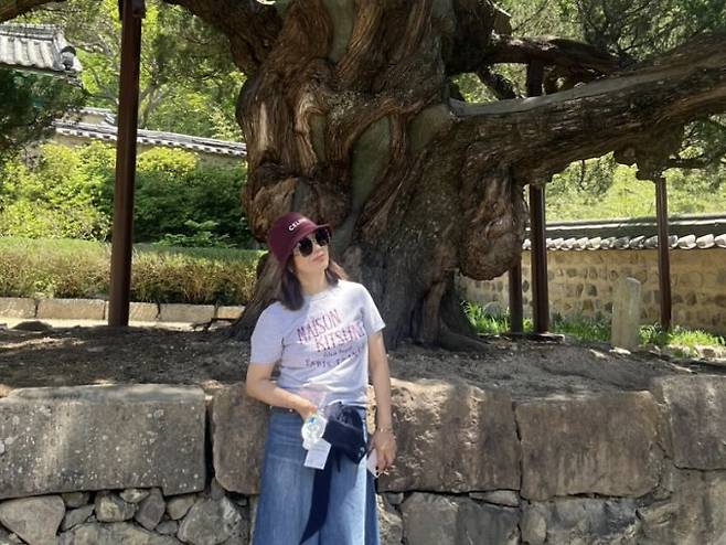 윤유선 소셜 계정 캡처