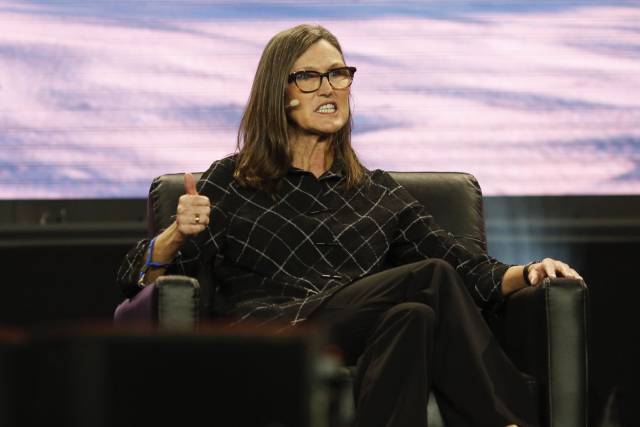 캐시 우드 아크 인베스트먼트 매니지먼트 최고경영자(CEO). AFP연합뉴스