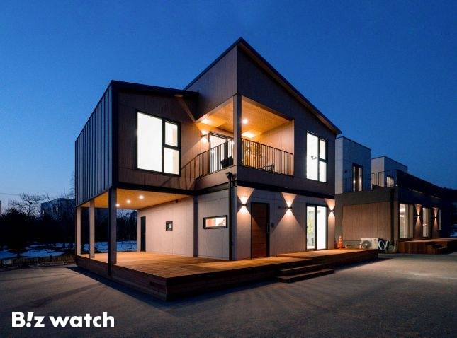 자이가이스트 목조 모듈러 샘플하우스 전경/자료=GS건설