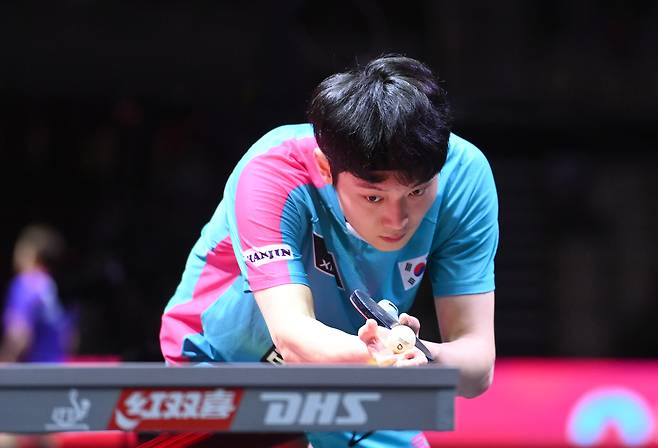 서브를 하는 조대성(대한탁구협회 제공)