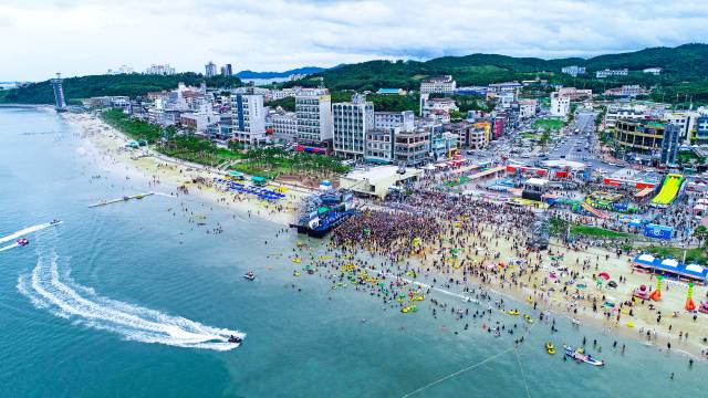 ▲보령시 소재 대천해수욕장과 무창포해수욕장의 개장일이 오는 7월5일과 12일로 결정됐다. 대천해수욕장 전경 ⓒ보령시