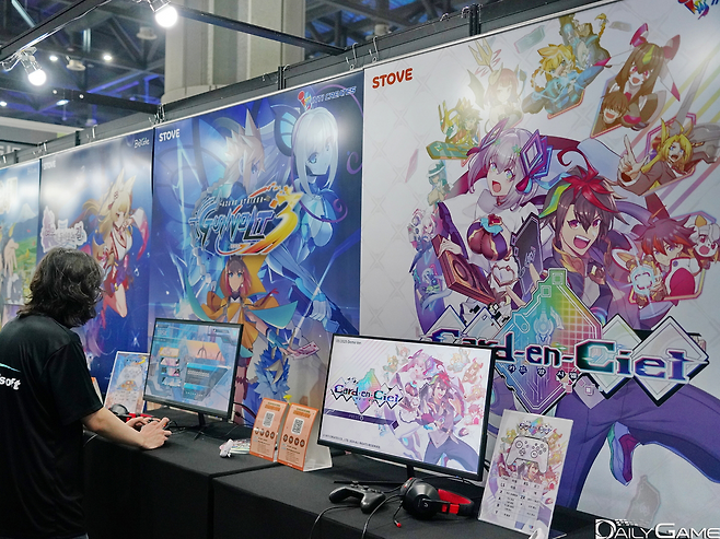 해외 게임들 역시 다양한 작품들이 소개돼 미리 즐겨볼 수 있었다.