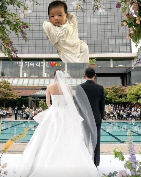 이규혁 손담비 가족./소셜미디어