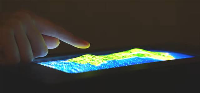 삼성디스플레이의 스트레처블 디스플레이 제품 사진. 사진제공=삼성디스플레이