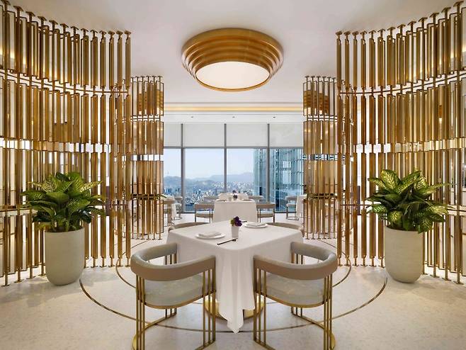 조선 팰리스 호텔 내 레스토랑 '이타닉 가든' 조선호텔앤리조트 제공