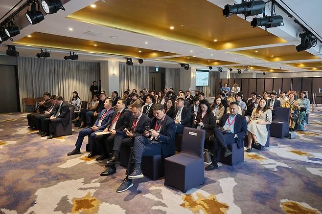 지난 21일 열린 AIFC 커넥트 행사에 50명 이상의 한국 기업 관계자들이 참석했다. / 사진=카자흐스탄 대사관