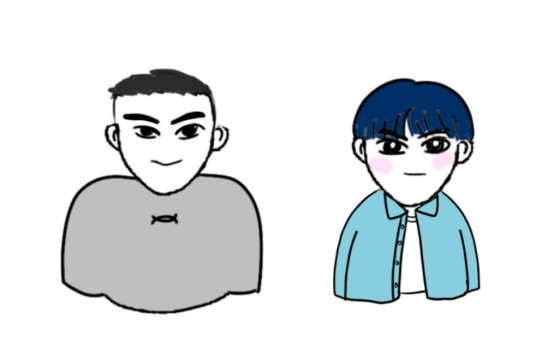 테토남과 에겐남을 표현한 그림. (네이버 블로그 ‘내쪼’ 갈무리)