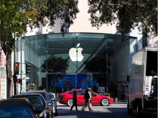미국 캘리포니아주 팔로알토에 있는 애플스토어. (출처=EPA 연합뉴스)