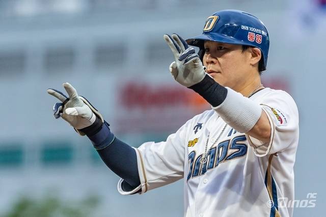 박세혁은 22일 울산 한화전에서 큰 존재감을 드러냈다. 사진=NC 제공