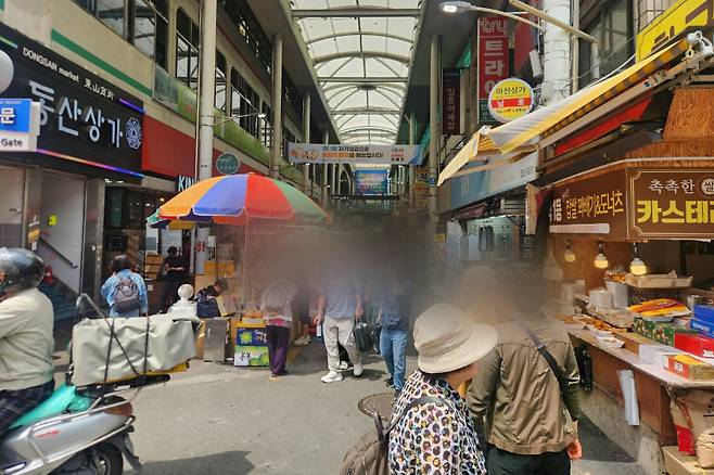 지난 21일 오전 대구광역시 중구 서문시장. 이영기 기자.