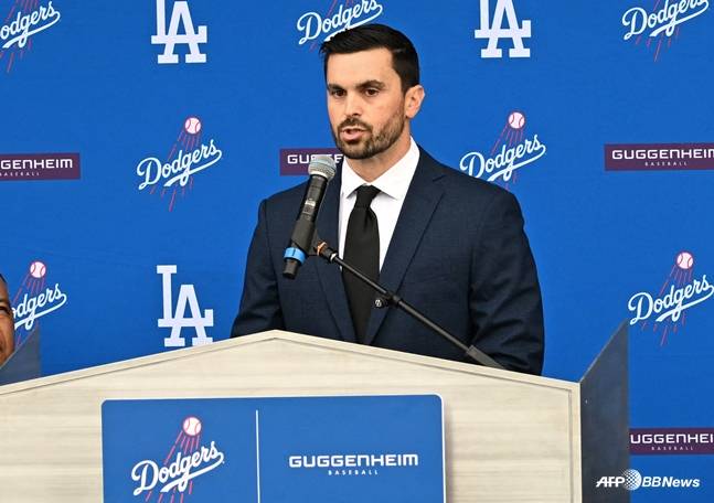 브랜든 고메스 다저스 단장. /AFPBBNews=뉴스1