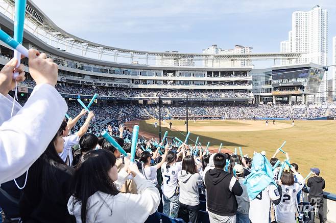 NC 다이노스의 홈 구장인 창원NC파크 전경. NC 제공