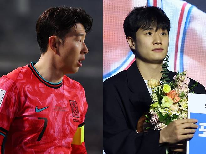 왼쪽부터 전 여자친구를 공갈 혐의로 고소한 손흥민, 허웅/사진=연합뉴스, 뉴스1