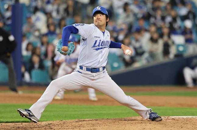 백정현. /사진=삼성 라이온즈 제공