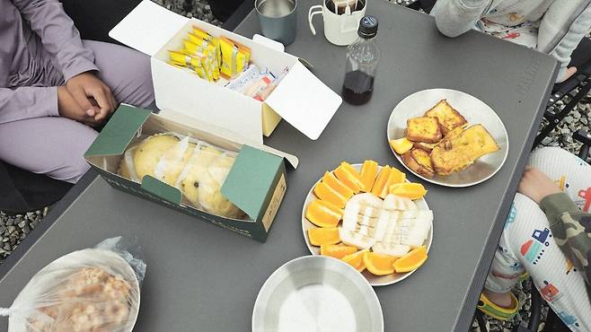 20250524_091113.jpg 캠핑 2일차) 아침 누룽지