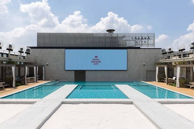 용산 드래곤시티 카바나시티 주간 모습. 서부T&D 제공