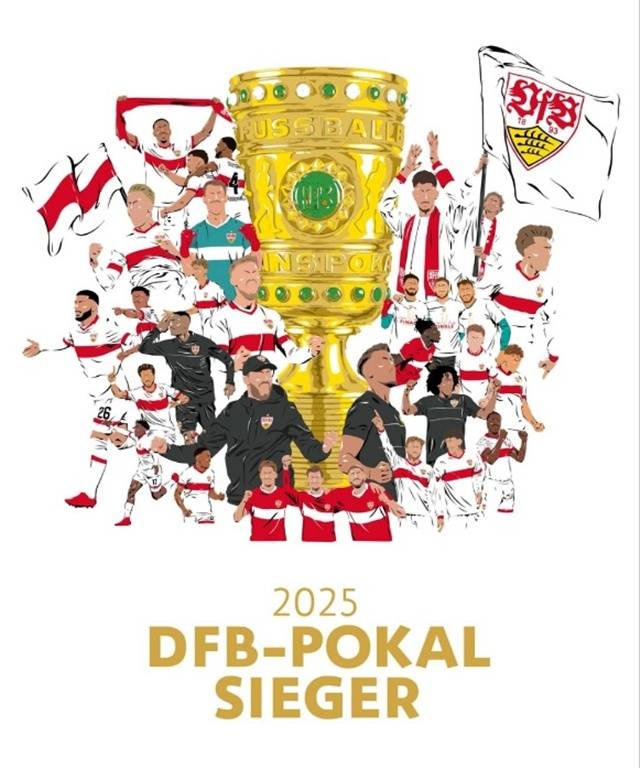 슈투트가르트의 우승 포스터. /사진=슈투트가르트 SNS