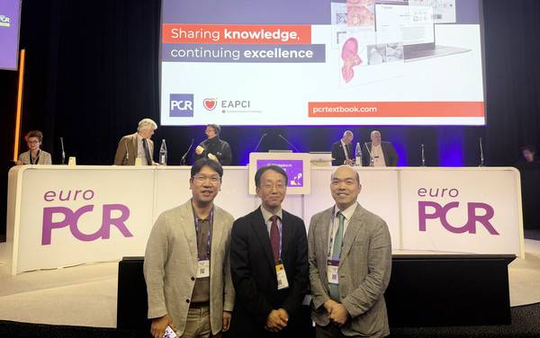 가천대 길병원 심장내과 장영우(우측), 강웅철(중앙) 교수, 인하대병원 심장내과 박상돈 교수(좌측)<가천대 길병원 제공>