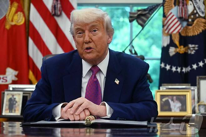 도널드 트럼프 미국 대통령 ⓒ AFP=뉴스1 ⓒ News1 우동명 기자