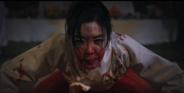 영화 '신명' 속 김규리. 열공영화제작소 제공